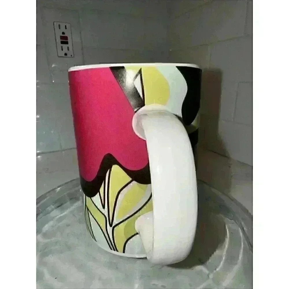 Starbucks 2004 Multi-Color Botanical Coffee Mug 16 Oz.